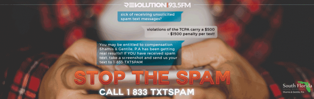spam text message lawyer